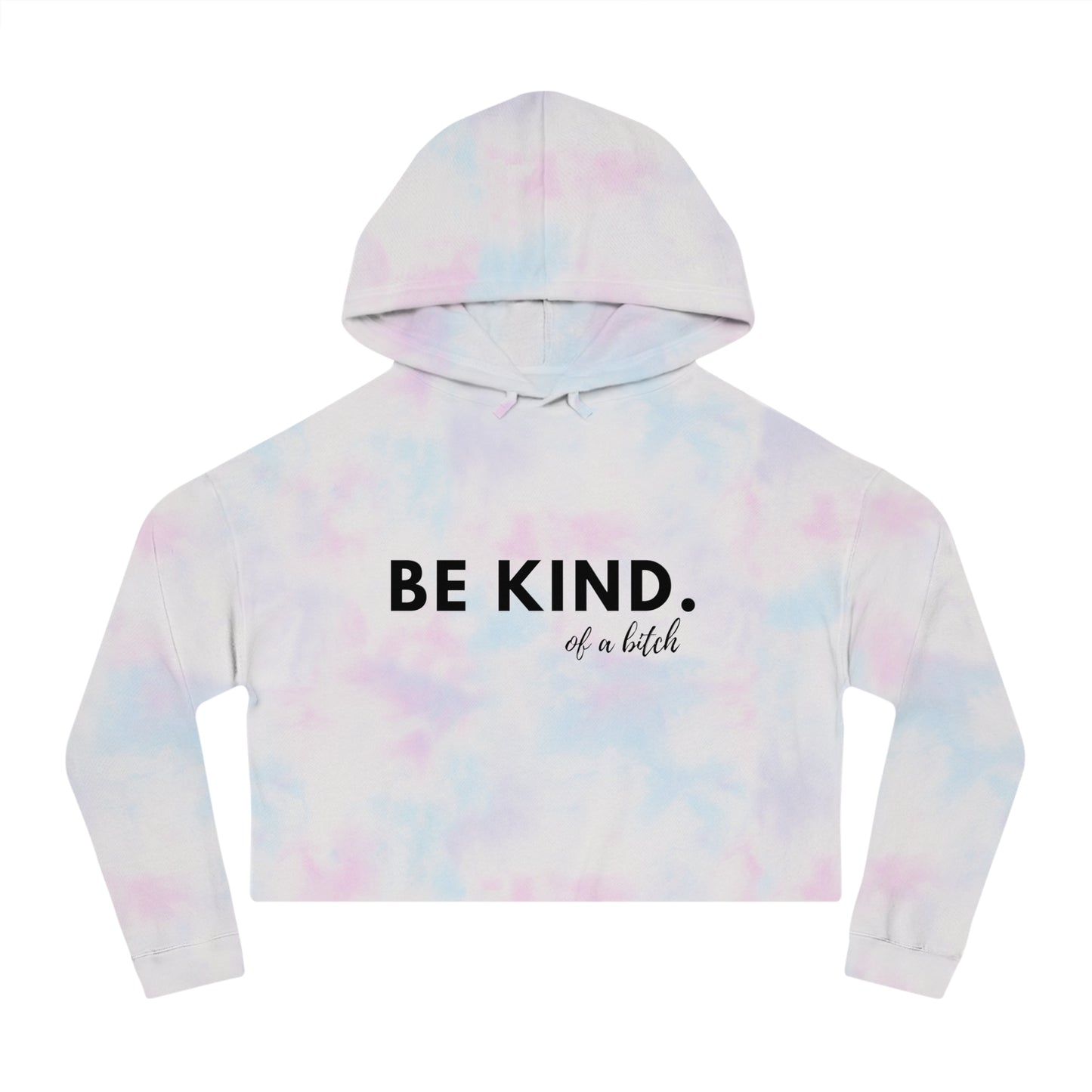 BE KIND - Women’s Cropped Hooded Sweatshirt
